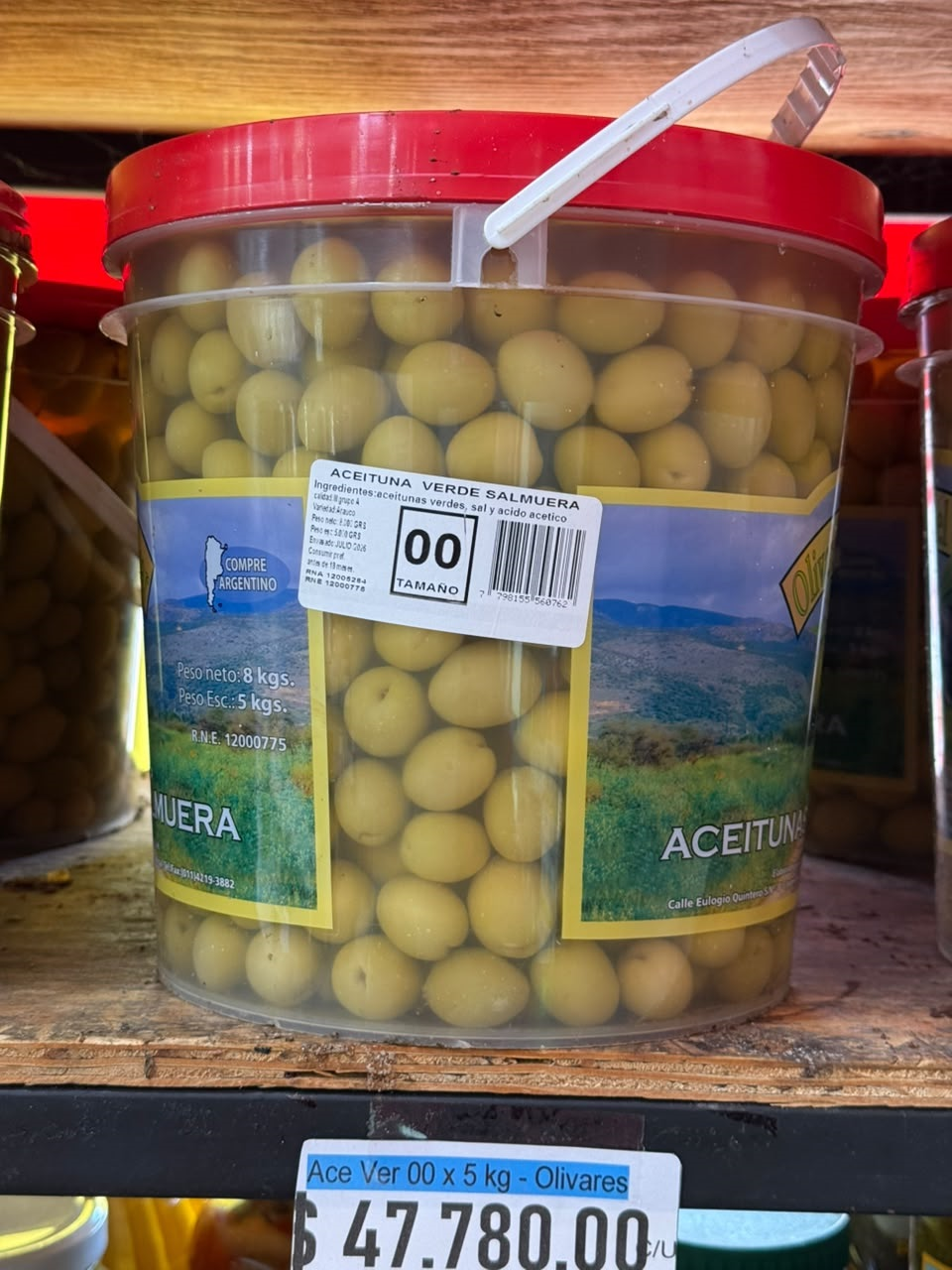 Ace Ver C/C 00 x 5 kg - Olivares del Cesar